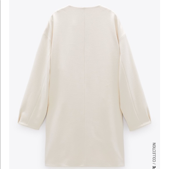 Zara Double Breast Buttoned Coat - Picture 5 of 7